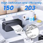 Bluetooth Thermal Shipping Label Printer, Wireless 4x6 Label Printer for Shipping Packages & Small Business, Compatible with Android, IOS, Windows and Mac, Widely Used for Ebay, Amazon, Shopify, Etsy - Image 4