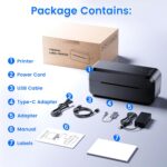 Bluetooth Thermal Shipping Label Printer, Wireless 4x6 Label Printer for Shipping Packages & Small Business, Compatible with Android, IOS, Windows and Mac, Widely Used for Ebay, Amazon, Shopify, Etsy - Image 9
