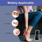 Ankle Brace for Sprained Ankle: Plantar Fasciitis and Achilles Tendonitis Relief, Heel Support for Men and Women with Strap for Foot Swelling and Compression (Pair, Black Gray, Large) - Image 5