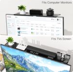 Soundbar Mount, No Drilling Steel TV Top Shelf Fits Most of Sound Bars Up to 15 Lbs, Universal Sound Bar TV Mount Bracket, Sound Bar Stand Compatible with Samsung, Sony, LG,Bose, 33.8x4.7inch - Image 10