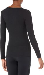 Amazon Essentials Women's Slim-Fit Layering Long Sleeve Knit Rib V-Neck Shirts (Available in Plus Size), Pack of 2 - Image 4