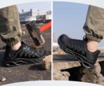 Steel Toe Shoes for Men Comfortable Safety Shoes Work Lightweight Steel Toe Sneakers Breathable Safety Sneakers Industrial Work Footwear - Image 6