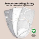 Baby Swaddle Sleep Sacks with Zipper - 3-Pack Swaddles for Newborns 0-3 Months, Infant, Baby Girls, Boys, Soft & Durable Newborn Sleep Sack, Easy Diaper Change Swaddling Blanket (Cloud) - Image 6