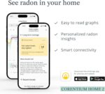 Airthings 325 Corentium Home 2 Smart Digital Radon Detector - Portable and Easy-to-use Radon Testing with Bluetooth connectivity and Humidity & Temperature Sensors - Image 6