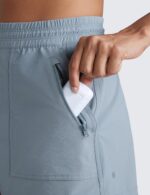 CRZ YOGA Stretch Hiking Shorts for Women 3” Lightweight Cargo for Athletic Travel Outdoor with Zip Pockets Water Resistance - Image 5