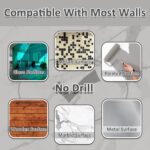 Mintime Frameless DIY Wall Clock 3D Acrylic Sticker Roman Numbers Adhesive Modern Art Wall Clock Parts Kit Home Decorations for Living Room Bedroom - Image 4