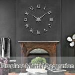Mintime Frameless DIY Wall Clock 3D Acrylic Sticker Roman Numbers Adhesive Modern Art Wall Clock Parts Kit Home Decorations for Living Room Bedroom - Image 9