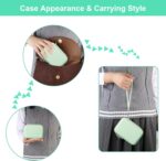 RAIALL Carrying Case for Phomemo D35 Label Maker Machine, Phomemo D35 Label Printer Travel Bag, Mini Smart Phone Handheld Labeler Storage Holder, Pocket Fits Label Paper and USB Cable, Green - Image 3
