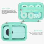 RAIALL Carrying Case for Phomemo D35 Label Maker Machine, Phomemo D35 Label Printer Travel Bag, Mini Smart Phone Handheld Labeler Storage Holder, Pocket Fits Label Paper and USB Cable, Green - Image 5