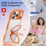 CASEKOO Official Cosmic Orange for iPhone 17 Pro Max Case with Ultra Magnetic Stand, Fit for MagSafe, 16FT Military Grade Protection, Kickstand for Viewing & Work for iPhone 17 Pro Max Case, Orange - Image 5