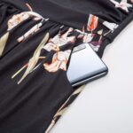 GRACE KARIN Women Strapless Dress Casual Loose Ruched Long Maxi Dress with Pockets - Image 7