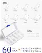 ELETIUO Ring Size Adjuster for Loose Rings - 60Pack, 2 Styles, Ring Guard, Ring Sizer, 10 Sizes Fit for Man and Woman - Image 7