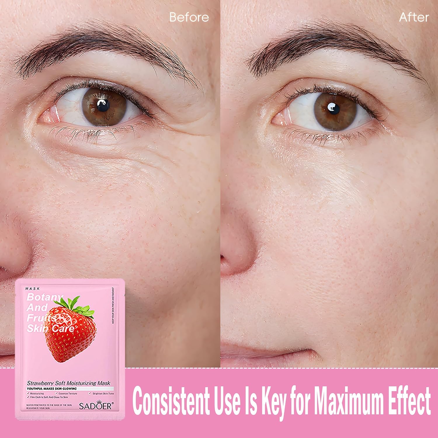 40 Pack Collagen Face Masks Skincare Bulk for All Skin Types,Hydrating Spa Face Mask for Sensitive Skin, Facial Mask Sets For Women Skin Care,Face Mask Sheet Gifts Set for Teen Girls - Image 10