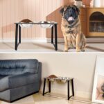 Elevated Dog Bowls for X-Large & Large Dogs, 16” Tall Raised Feeder Stand with 2×3000ML Stainless Steel Bowls and Slow Feeder, Heavy-Duty Dog Food & Water Bowl Set - Image 8