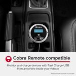 Cobra PURE SINE 400W Power Inverter, Portable – 400 Watt Car Charger, 2 Grounded AC Outlets, 2 Fast Charge USB Ports and Remote Controller (CPIALCDG1) Compatible - Image 7