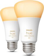 Philips Hue Smart 60W A19 LED Bulb - White Ambiance Warm-to-Cool White Light - 2 Pack - 800LM - E26 - Indoor - Control with Hue App - Works with Alexa, Google Assistant and Apple Homekit - Image 3