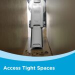 BLACK+DECKER dustbuster AdvancedClean Cordless Handheld Vacuum, Compact Home and Car Vacuum with Crevice Tool (CHV1410L) - Image 9