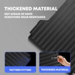 AOMSAZTO Floor Mats and 5FT Truck Bed Mat for 2024 2025 Ford Ranger SuperCrew Cab - 1st & 2nd Row Full Set Car Accessories Custom Fit All Weather Cargo Liner for Ford Ranger - Black - Image 7