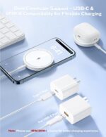 Magnetic Wireless Magsafe Charger iPhone: Fast Charging Pad for iPhone 17/16/15/14/13/12 Series & AirPods Pro 4-2, Strong Magnet, Dual Ports, Case-Friendly, Lightweight for Travel Home Office Desk - Image 6
