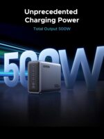 UGREEN Nexode 500W GaN Charging Station, 6-Port USB-C & USB-A with 240W Single Port, Smart Temperature Control & Space-Saving Design for iPhone 17/16/15, Galaxy S25/S24, MacBook Pro/Air, iPad, Laptops - Image 3