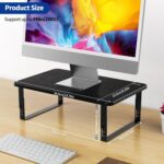 BESIGN MS01 Monitor Stand Riser, Height Adjustable Laptop Stand, Computer Monitor Stand for Monitor, Computer,Laptop,Printer (Black) - Image 7