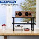 BESIGN MS01 Monitor Stand Riser, Height Adjustable Laptop Stand, Computer Monitor Stand for Monitor, Computer,Laptop,Printer (Black) - Image 8