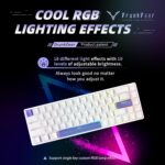 DrunkDeer G65 Rapid Trigger Mechanical Keyboard Magnetic Switch Gaming PBT Keycap Wired 65% Size RGB TKL Compact Anti-Ghost White - Image 4