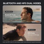 Bone Conduction Headphones, IP68 Waterproof Swimming Headphones with MP3 Mode 32GB Memory, Bluetooth 5.4, Open-Ear Design, Secure Fit for Running, Fitness and Cycling - Image 3