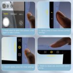 BENTOBEN for iPhone 16 Pro Case with Camera Control Capture Button [Compatible with Magsafe] Curly Wave Frame Magnetic Translucent Matte Bumper Shockproof Women Girls Case for iPhone 16 Pro, Blue - Image 6