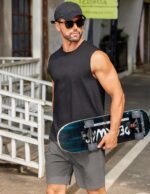 COOFANDY Men's Gym Workout Shorts 8 Inch Quick Dry Athletic Shorts Lightweight Drawstring Running Shorts - Image 6