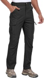 Men's Hiking Cargo Pants Water Resistant Quick Dry Lightweight Fishing Camping Cycling Travel Outdoor Pants - Image 3
