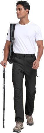 Men's Hiking Cargo Pants Water Resistant Quick Dry Lightweight Fishing Camping Cycling Travel Outdoor Pants - Image 7