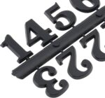 6 Sets Black Arabic Clock Numbers Without self-Adhesive for DIY Digital Decoration Clock Accessories Repair (Applicable Panel Diameter -10 inch, Pack, 6) - Image 8