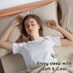 SONORO KATE 100% French Pure Linen Sheets, Breathable and Durable Linen Sheets, Anti-Tear Linen Bed Sheets, Machine Washable, 16 Inch Deep Pocket - 4 Piece (Natural Linen, California King) - Image 6