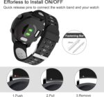 ISABAKE Watch Band for Garmin Vivoactive 3/3 Music/Forerunner 245/245 Music/645/645 Music/Venu Sq/Vivomove HR,20mm Soft Silicone Replacement Strap for Garmin Smart Watch Accessories - Image 6