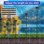 72 Inch Adjustable Bird Feeder Pole,Bird House Pole Suitable for Feeders & Birdhouse,Weather Station,Heavy-Duty Rustproof Design,Enhance Outdoor Decor & Birdwatching Experience (1 Pack 72 inch) - Image 6