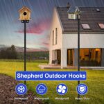 72 Inch Adjustable Bird Feeder Pole,Bird House Pole Suitable for Feeders & Birdhouse,Weather Station,Heavy-Duty Rustproof Design,Enhance Outdoor Decor & Birdwatching Experience (1 Pack 72 inch) - Image 7