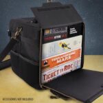 ENHANCE Board Game Shoulder Bag - Reinforced Board Game Storage with Padded Shoulder Strap and Accessories Pockets for Dice, Cards, More - Carrier Protects Tabletop Adventures - Image 5