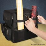 ENHANCE Board Game Shoulder Bag - Reinforced Board Game Storage with Padded Shoulder Strap and Accessories Pockets for Dice, Cards, More - Carrier Protects Tabletop Adventures - Image 7