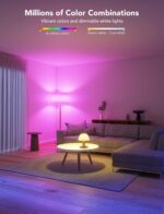 Govee LED Smart Light Bulbs, 1000LM Color Changing Light Bulb, Wi-Fi & Bluetooth Light Bulbs, Work with Alexa and Google Assistant, Dimmable RGBWW A19 75W Equivalent Smart Bulbs, 2 Pack - Image 4