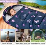 FIOBEE Kids Sleeping Bag for Girls Boys 3 Season Warm & Cool Weather Youth Camping Sleeping Bags with Backpacking Bag Waterproof for Traveling Hiking Indoor Outdoor Camping Essentials - Image 8