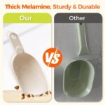 Dog Food Scoop 1 Cup, One Cup Measuring Cup, Food-Grade Melamine Pet Food Scoop, Durable 1 Cup Scoop with Precise Markings, BPA-Free & Dishwasher Safe (White, 8oz) - Image 4