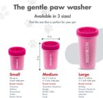 Dexas Pink Medium Dog Paw Cleaner, MudBuster - Premium Quality Pet Supplies and Dog Accessories for Dogs, Easy to Use, Mess Free, BPA Free, Patented Product - Image 4