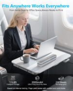 Inkless Portable Printer for Travel, Wireless Thermal Printer Support 8.5 x 11 Inch US Letter A4 B5, Bluetooth Mobile Printers with iOS, Android, Laptop for Home Use, Car, Office, School, Grey - Image 7