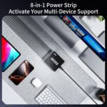 880W USB C Charger Block Charging Station 8 Port Fast Chager 140W PD PPS HUB Laptop MacBook Charger Compatible with All iPhone 17 Pro Max/17 Air/16 SE/Samsung Galaxy 25/ MacBook Pro/Air/iPad Pro - Image 3