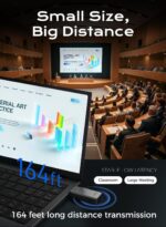 2025 Upgraded Wireless HDMI Transmitter and Receiver, 4K Decode 1080P Output,2.4G/5G Plug&Play Portable HDMI Wireless for Streaming Video and Audio to Monitor from Laptop/TV Box - Image 7