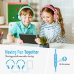 AILIHEN Kids Headphones Bulk 10-Pack for School Classroom K-12, On-Ear Wired Headsets with Microphone & 85dB Volume Limited & Sharing, 3.5mm Jack for Chromebook, Computer, Laptop (Multicolor) - Image 10