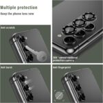 AFARER for Samsung Galaxy S25 Camera Lens Protector,9H Tempered Glass Camera Cover Screen Protector,Case Friendly for Samsung S25-Sliver,1Set - Image 5