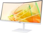 Samsung 34” ViewFinity (S65TC) Series Ultra-WQHD 1000R Curved Computer Monitor, HDR10, 100Hz, AMD FreeSync, Thunderbolt 4, Height Adjustable Stand, Built-in Speakers, Eye Care, LS34C650TANXGO, 2024 - Image 13