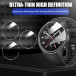 Disscool Tempered Glass Screen Film Protector Compatible with Garmin Fenix 8 43mm Amoled, 0.33mm Protector Full Coverage HD Clear Anti Scratch Smart Watch Accessory - Image 3